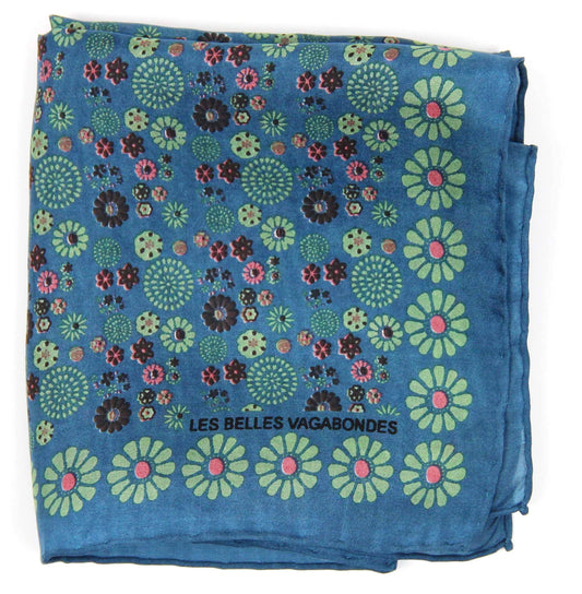 Square Scarf Hanami Marine