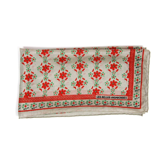 Square Scarf Natasha Coral