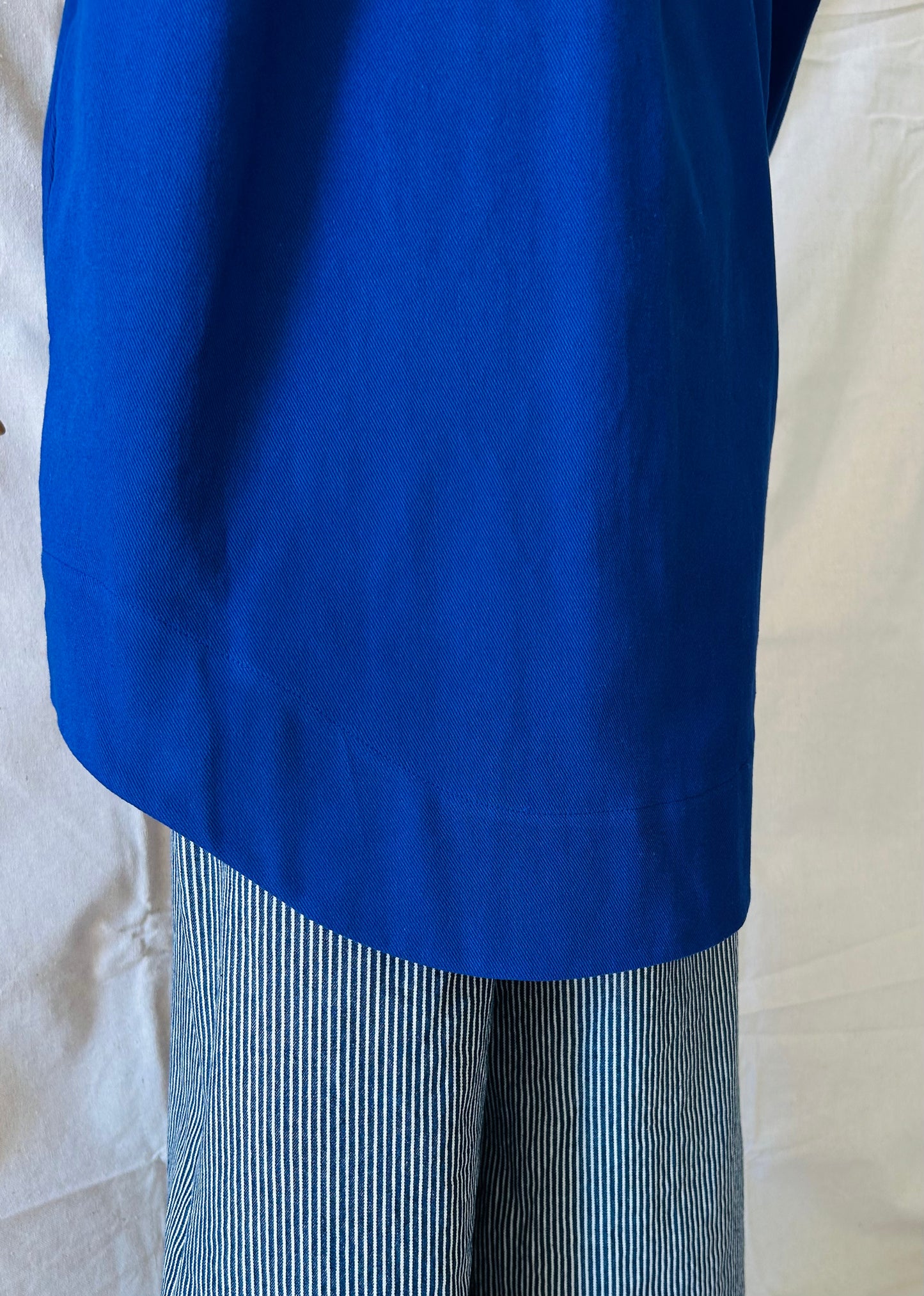 The Workshirt / French Blue Cotton Twill