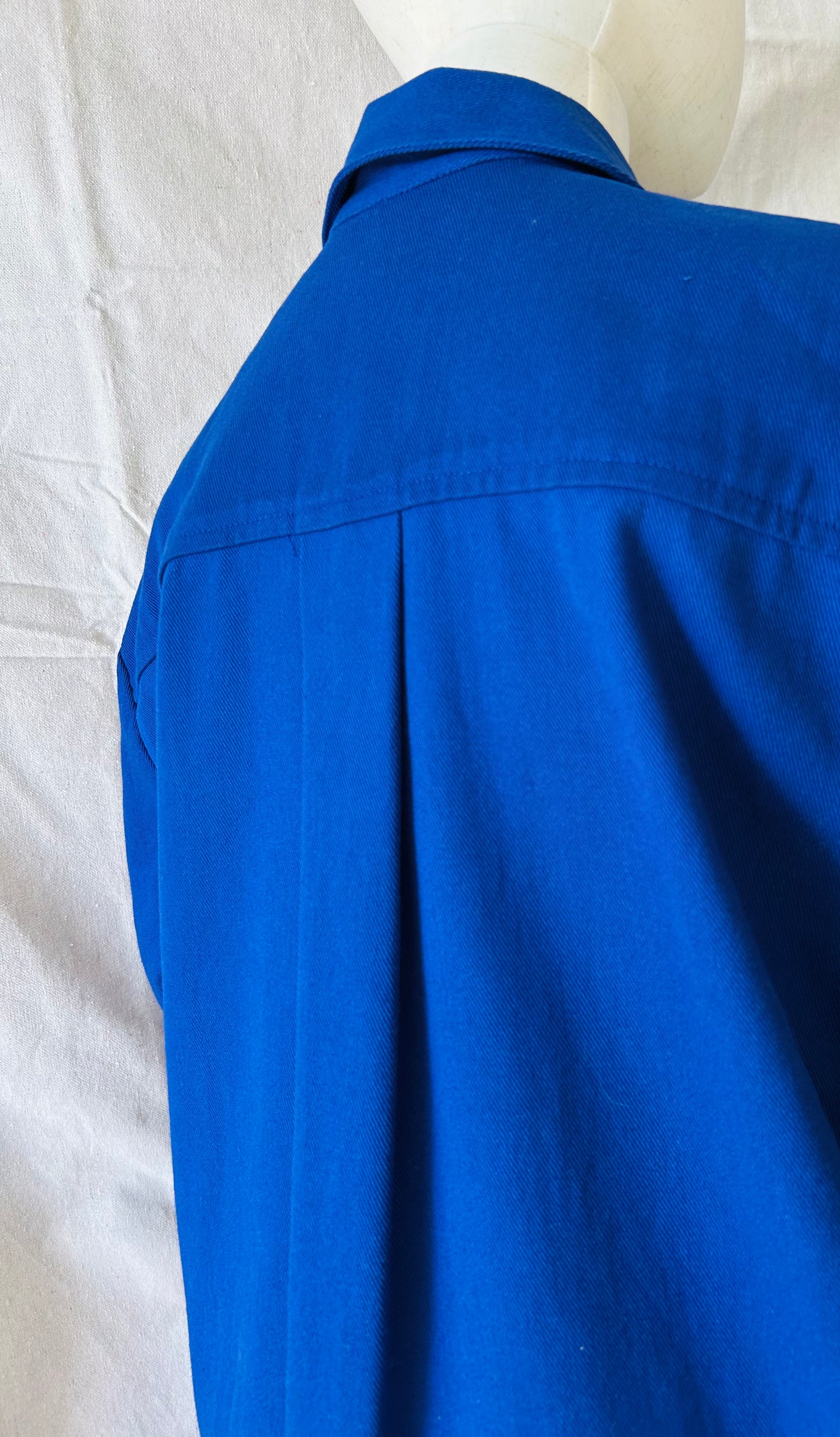 The Workshirt / French Blue Cotton Twill