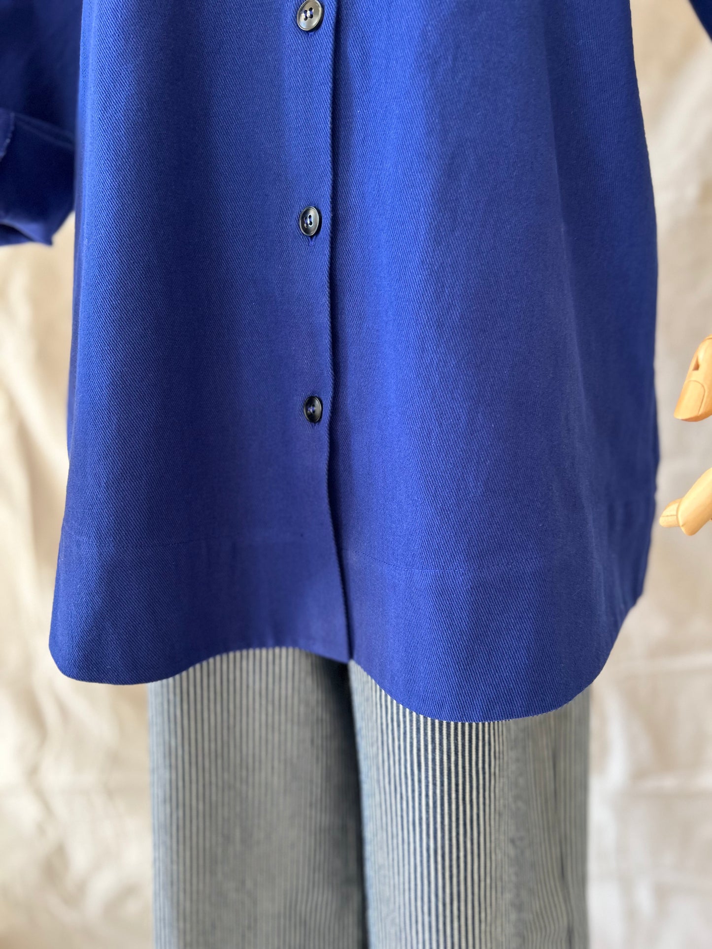 The Workshirt / French Blue Cotton Twill