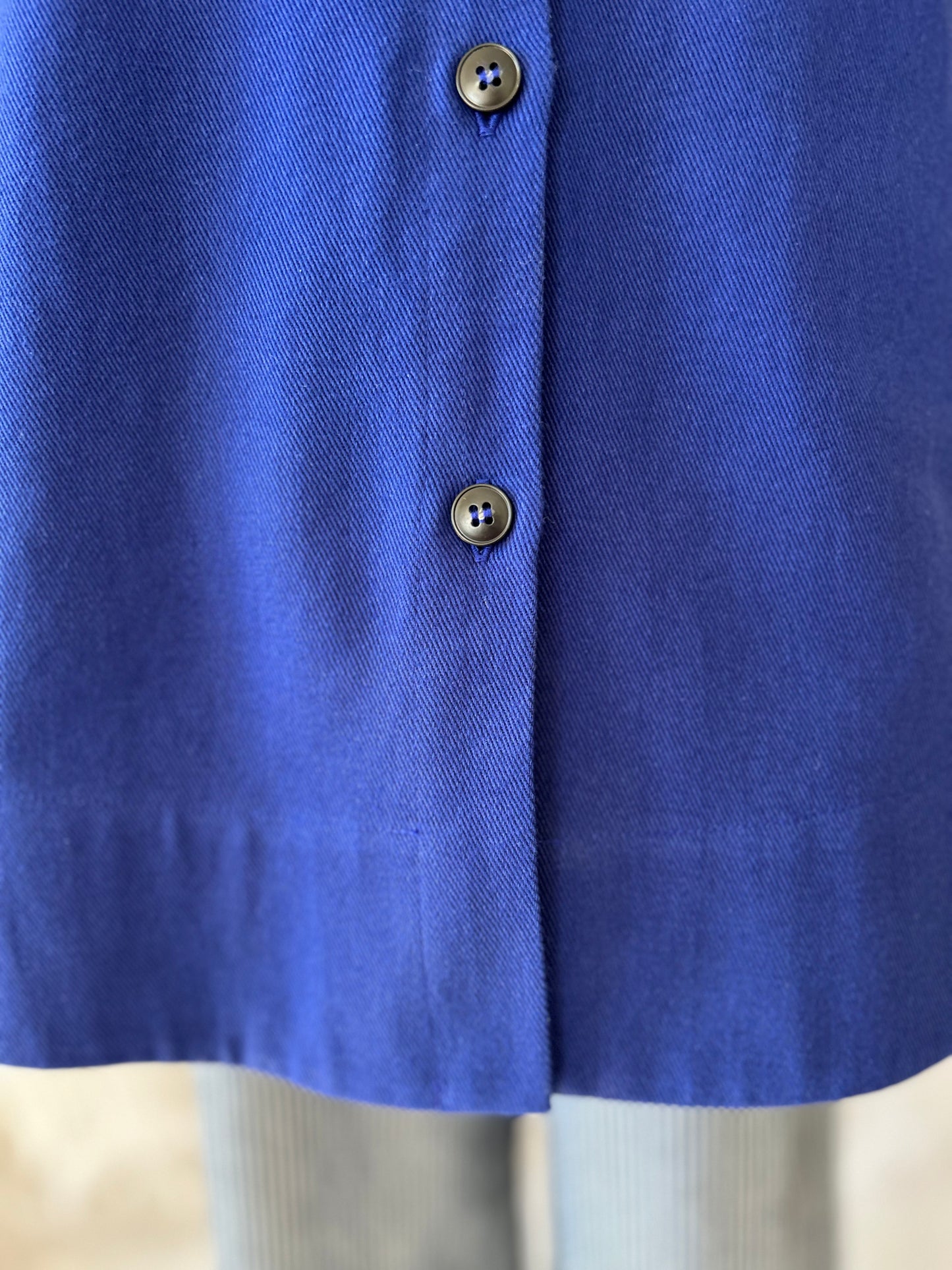 The Workshirt / French Blue Cotton Twill