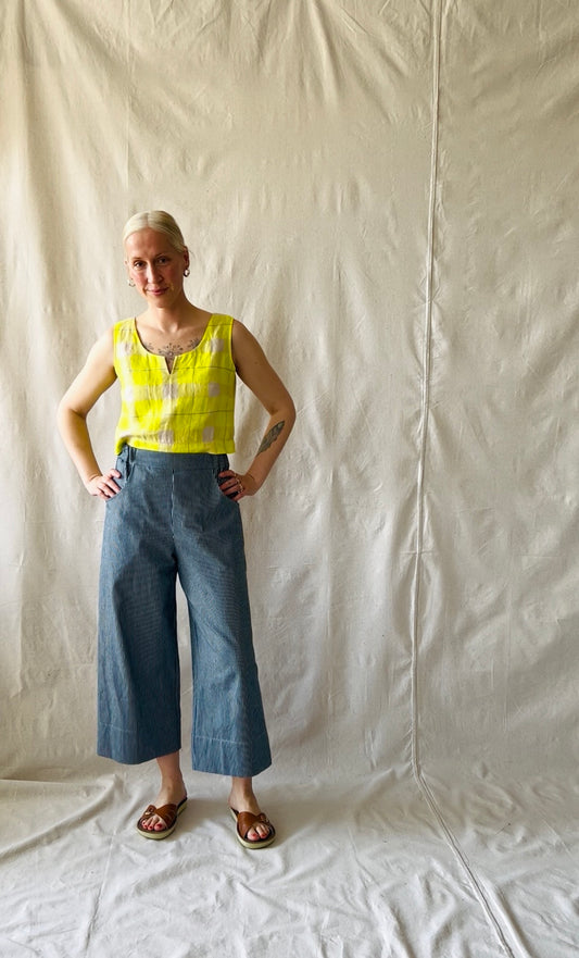 Liesel Pant in Railroad Denim