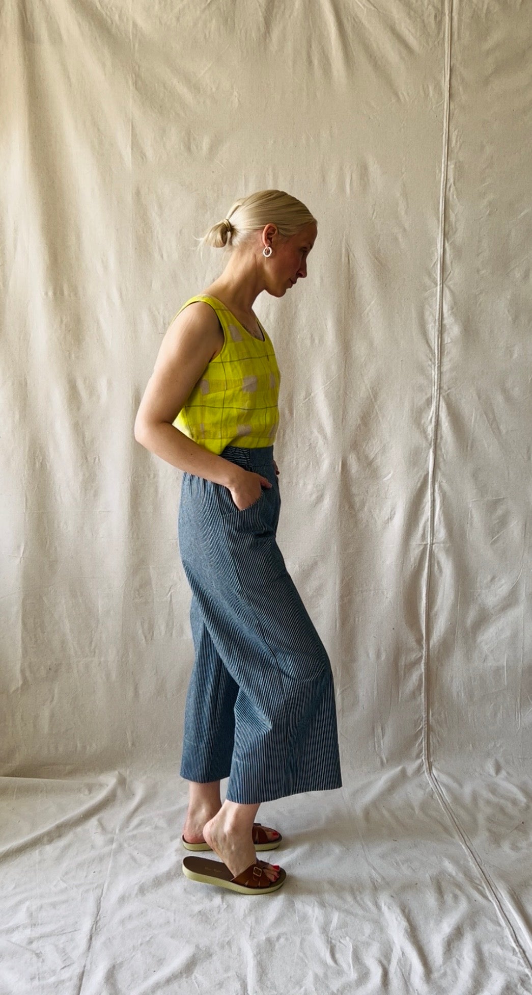 Liesel Pant in Railroad Denim