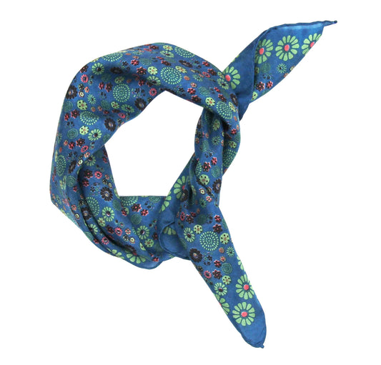 Square Scarf Hanami Marine