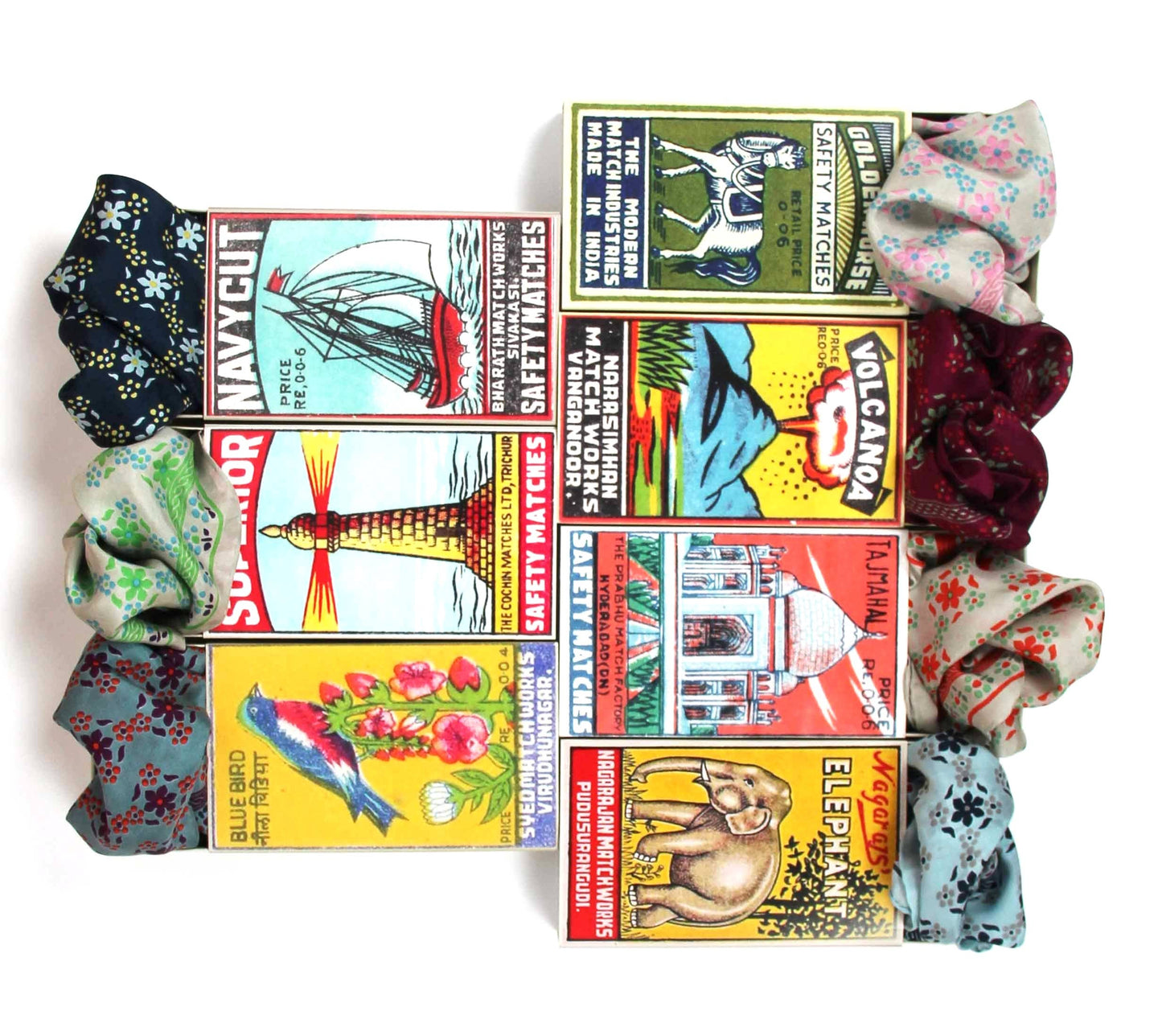 Square Scarf Natasha Coral